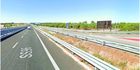 S.S. 96 direzione Bari Altamura bifacciale