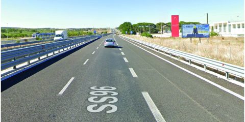 S.S. 96 direzione Bari Altamura bifacciale 2